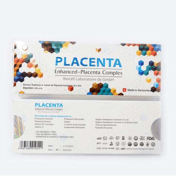 Placenta Enhanced Complex Biocell Laboratories de GmbH Injection