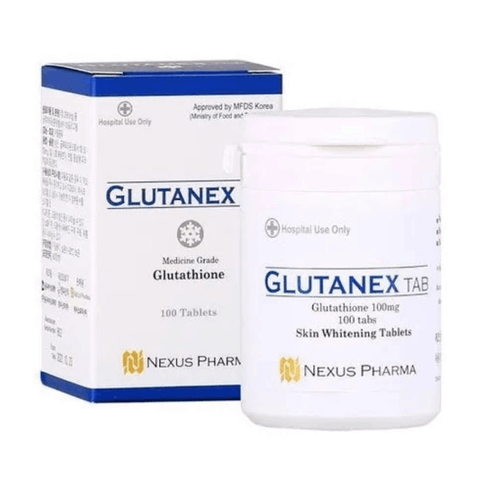 Glutanex Tab Glutathione 100mg Skin Whitening Tablets