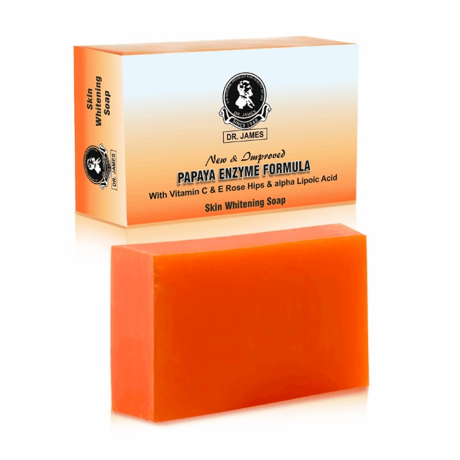Dr James Papaya Enzyme Formula Skin Whitening Soap