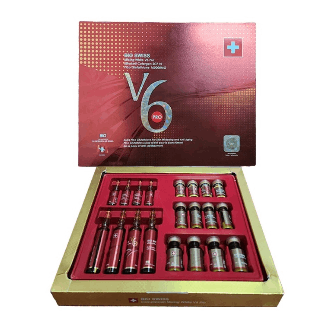 Bio Swiss Mixing White V6 Pro Ultracell Celergen scf vi Pico 160000mg Glutathione Injection