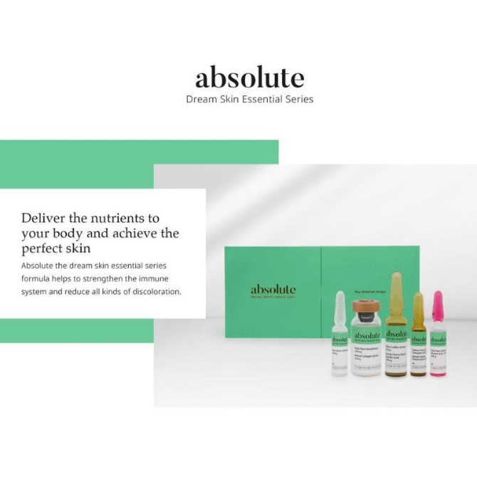 Absolute Dream Skin Essential Series 5000mg Glutathione Injection