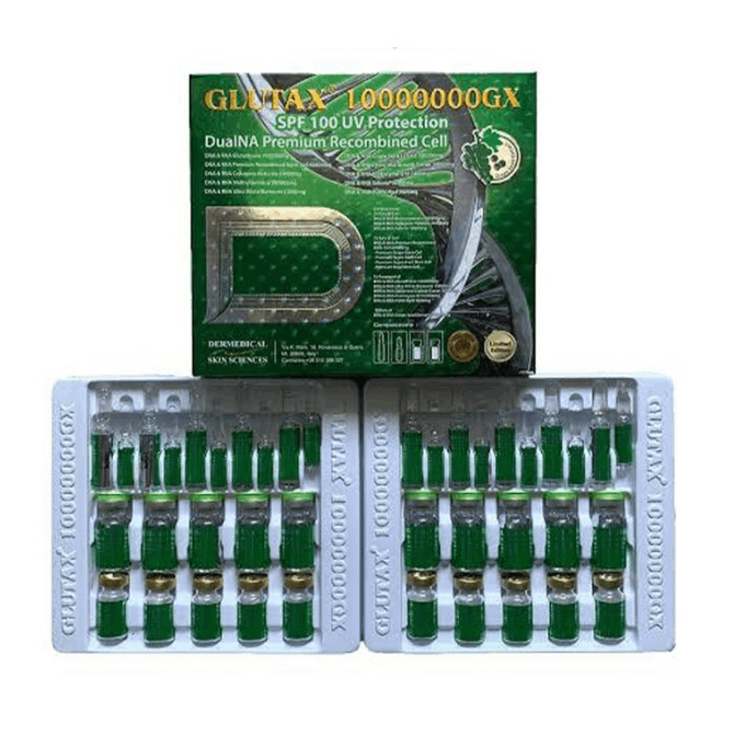 Glutax 10000000GX SPF 100 UV Protection DualNA Premium Recombined Cell Injection