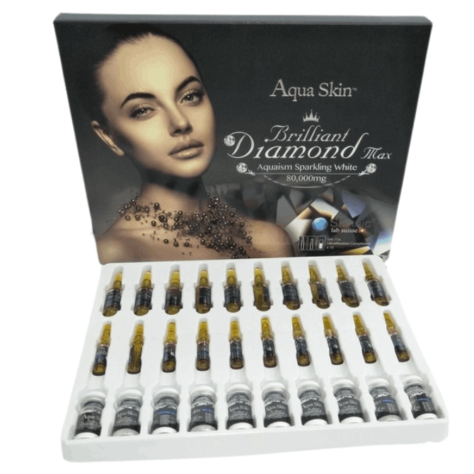 Aqua Skin Brilliant Diamond Max Aquaism Sparkling White 80000mg Injection