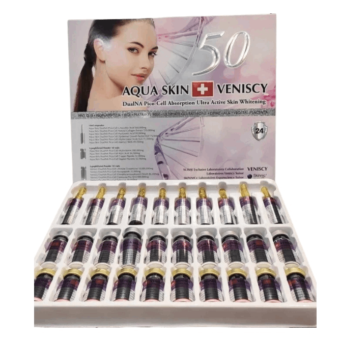 Aqua Skin Veniscy 50 DualNA Pico Cell Absorption Ultra Active Skin Whitening Injection