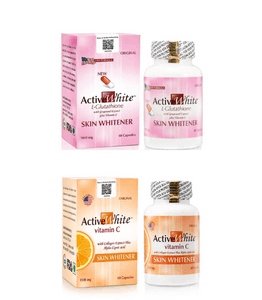 Active White Glutathione with Vitamin C Capsules