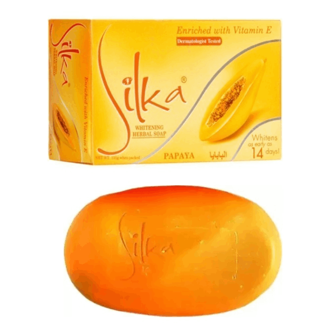 Silka Papaya Whitening Herbal Soap
