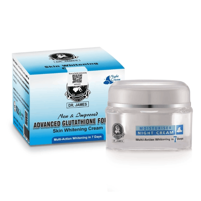 Dr James Advanced Glutathione Skin Whitening Cream